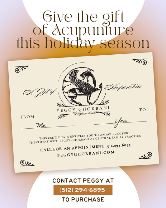 Give the Gift of Acupuncture this Holiday Season!