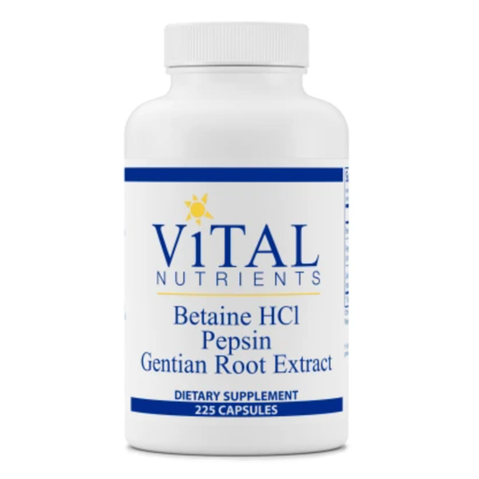 Betaine HCl Pepsin Gentian Root Extract